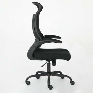 Silla de Oficina Ergonómica con Respaldo Alto y Malla Transpirable - Asiento Cómodo para Escritorio de Computadora para Empleados, Fácil de Limpiar