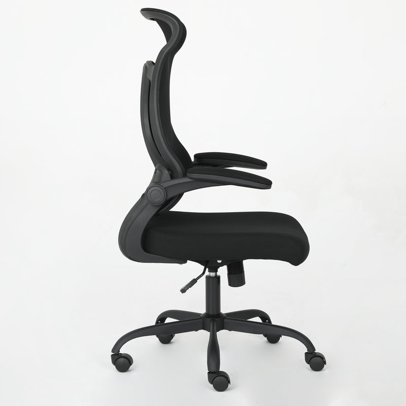 Silla de Oficina Ergonómica con Respaldo Alto y Malla Transpirable - Asiento Cómodo para Escritorio de Computadora para Empleados, Fácil de Limpiar