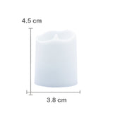 Vela Luz Led Pequeña X6 Decorativa AK3008