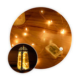 Luces Micro Led Fija Decoración X20 Led Luz Navidad Función Pila Cálido TX20BCA