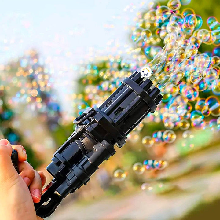 Pistola Ametralladora Lanza Burbujas Juguete Para Niños JMC0583B