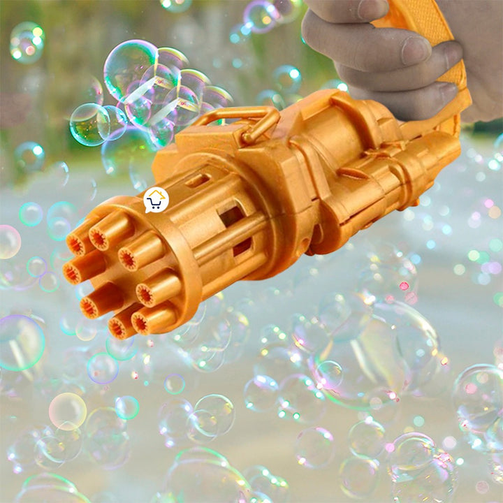 Pistola Ametralladora Lanza Burbujas Juguete Para Niños JMC0583B
