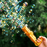 Pistola Ametralladora Lanza Burbujas Juguete Para Niños JMC0583B