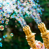 Pistola Ametralladora Lanza Burbujas Juguete Para Niños JMC0583B