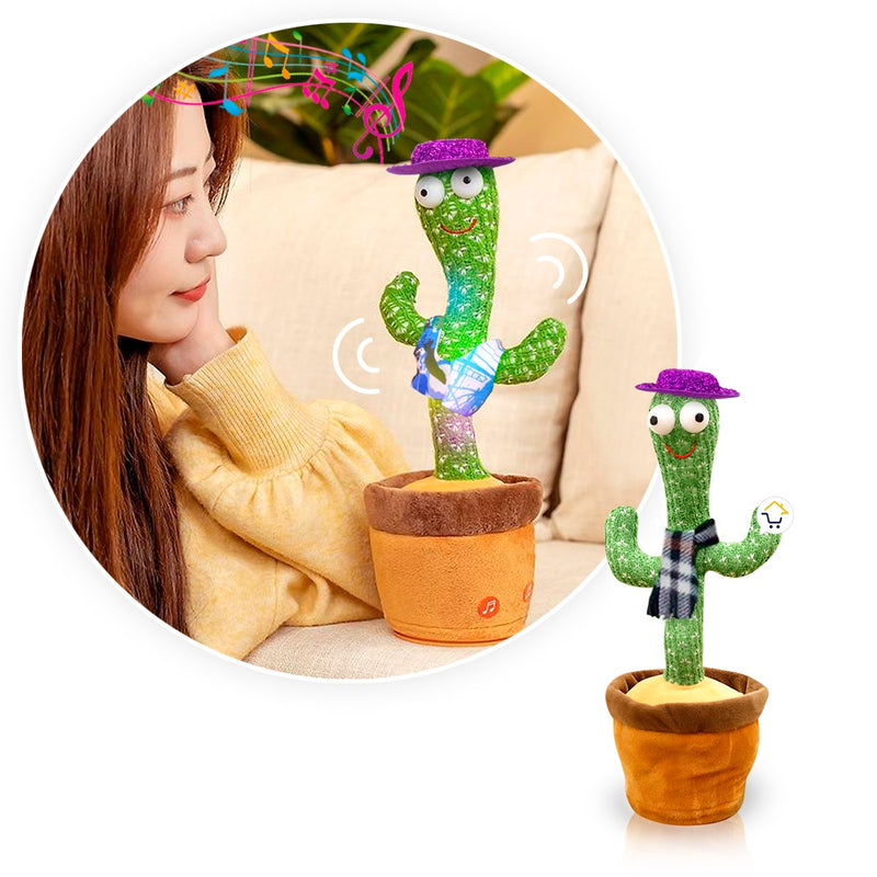 Cactus Bailarín Peluche Parlante Música Juguete Didáctico 343M