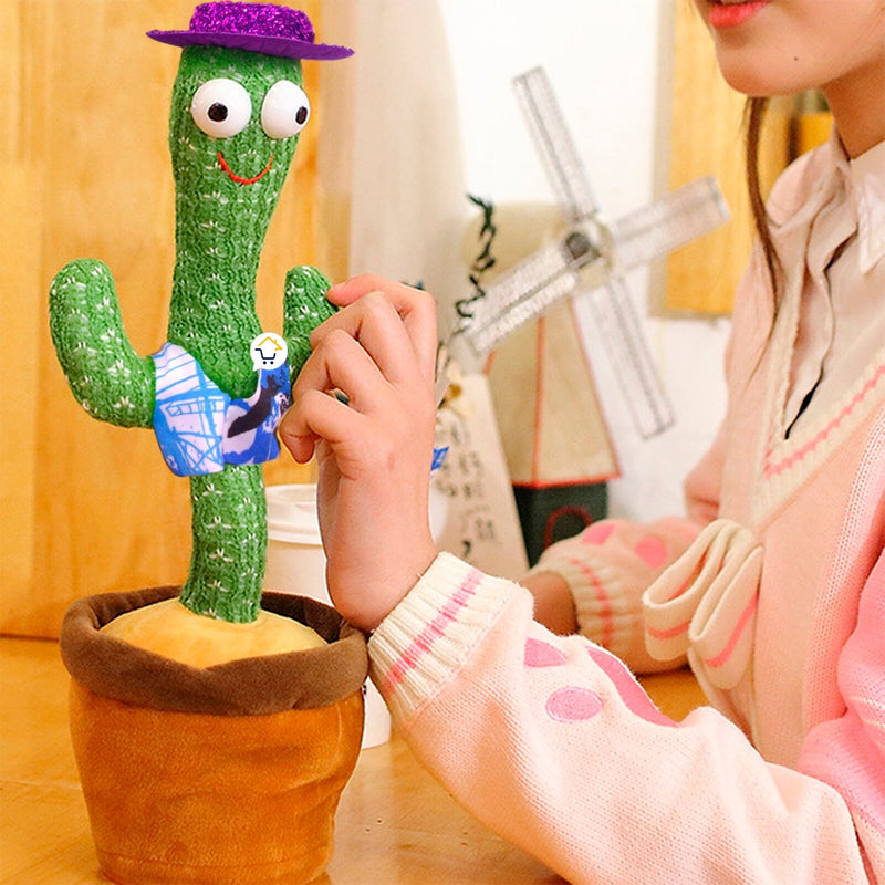 Cactus Bailarín Peluche Parlante Música Juguete Didáctico 343M