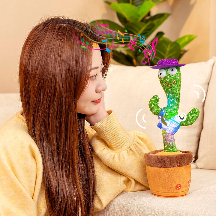 Cactus Bailarín Peluche Parlante Música Juguete Didáctico 343M