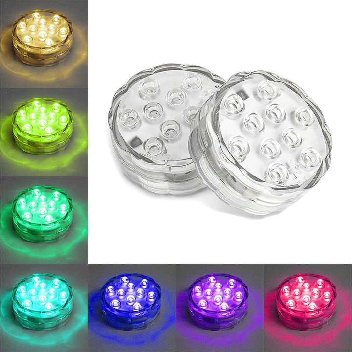 Luz LED Sumergibles Agua Piscinas Control Remoto Luces Multicolor ZTX-015