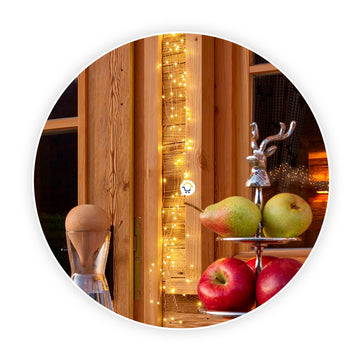 Luz Cascada Micro LED Para Árbol 200 Luces 2 M Ramo Navidad YX200TCA