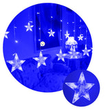 Luces Led Estrella X272 LED Cortina Luces 6m Navidad Azul H1801TCAZ