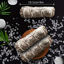 Un conjunto de 3 palos de salvia blanca y salvia para difusión, destinados a fragancia de limpieza del hogar, decoración del hogar, aromaterapia, ceremonia de difusión, regalo de vacaciones