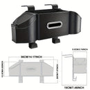 Organizador Universal de Resina ABS para Asiento Trasero de Coche de 1 Pieza con Caja de Almacenamiento Multifuncional para Interior de Auto, Porta Pañuelos y Ganchos para Acceso del Lado del Conductor y del Pasajero