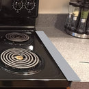 Cubierta de abismo para estufa de gas de 21/25 pulgadas - Protector de costuras de cocina de silicona, resistente a aceites y manchas, fácil de limpiar, le da un toque moderno a tu cocina, 1 unidad