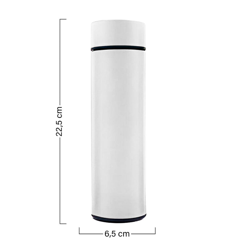 Termo Mug Con Indicador De Temperatura Acero Inoxidable 420ml TMIT01
