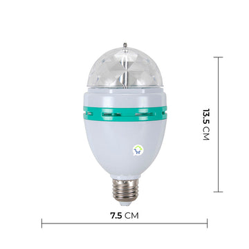 Bombillo Discoteca LED Auto Giratorio Efecto Disco Luz KL2181