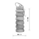 Botella Plegable De Agua Silicona Reutilizable AM-1569
