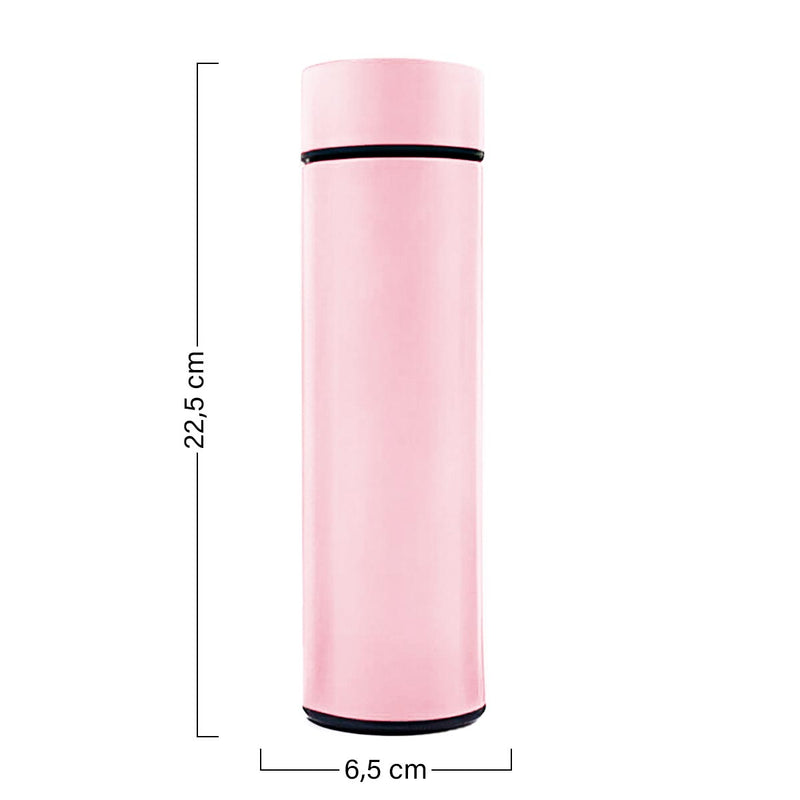 Termo Mug Con Indicador De Temperatura Acero Inoxidable 420ml TMIT01