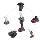 Mini Motosierra Electrica De Mano Portatil Recargable Sierra