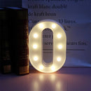 Letra Luz Led Lampara Decorativa Luces Plástico Hogar Fiestas LL07G-DCM