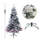 Árbol Navidad Efecto Nevado 1.20m 200 Ramas ANTYU1-120SNOW
