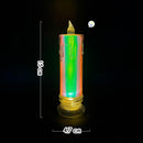 Vela LED Tornasol Grande Decoración Hogar EFG1