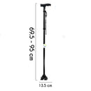 Bastón Graduable Aluminio Portable Antideslizante Ergonómico AN-02