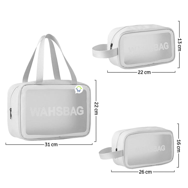 Bolso Organizador Viajero x3 Maquillaje Bolso De Mano Cartera Lavables GMBOL14