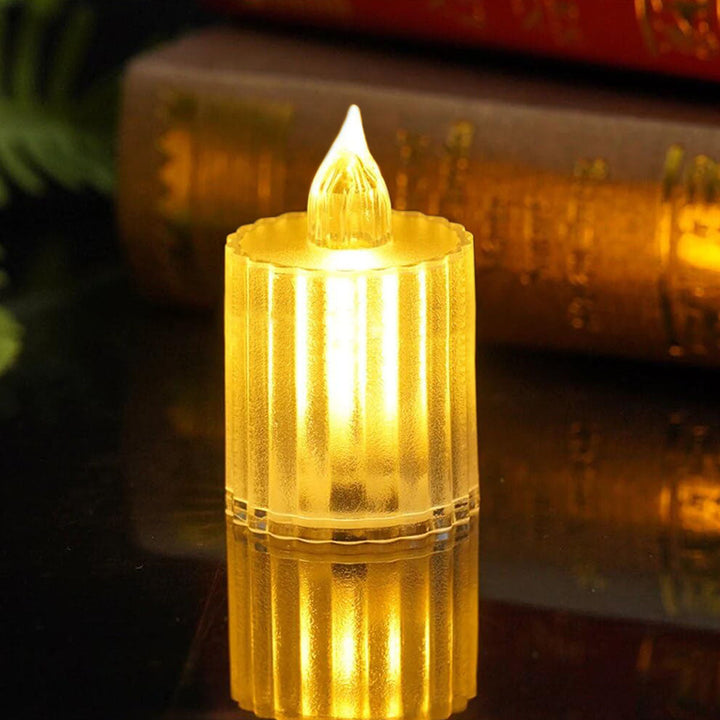 Velas LED X24 Texturizada Decoración Hogar L022