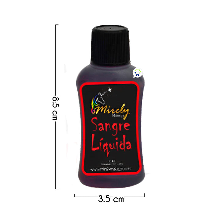 Sangre Falsa X2 Artificial Comestible Sabor Chocolate 36Ml Disfraz Halloween JP01