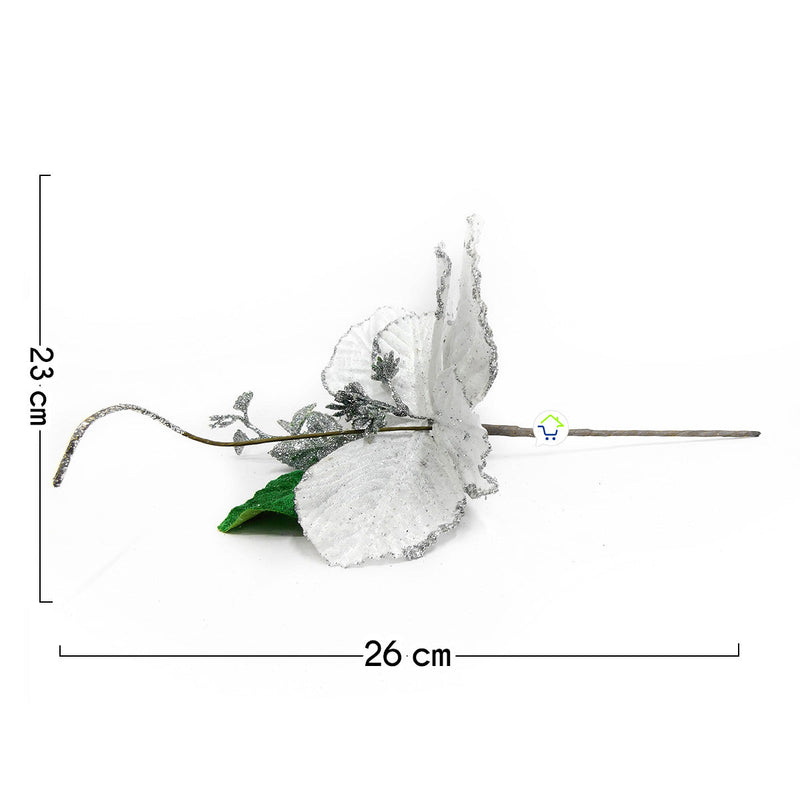 Flores Artificiales Para Árbol X12 Decoración Navidad 049