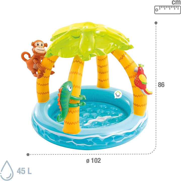 Piscina Isla Tropical Inflable Flotador Infantil 58417NP