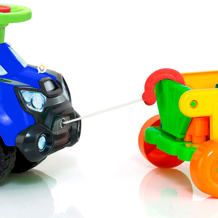 Vehículo Montable 3 En 1 Carro Paseador Juguete Infantil PF955