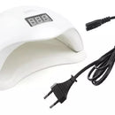 Maquina Uv Uñas Lampara Led De Manicura 48w Lampara Uv 1078 Color Blanco