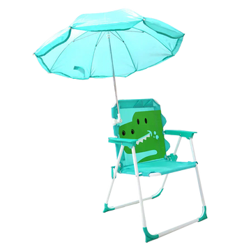 SILLA PLAYERA CON SOMBRILLA PARA NIÑOS ESTAMPADO DE COCODRILO 093-557 MUNBE