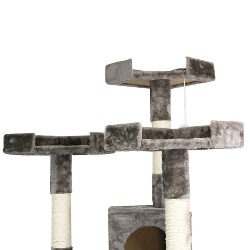 Rascador Para Gatos 5 Niveles Con 2 Casas Y 3 Torres De 1,70 Mts 01208