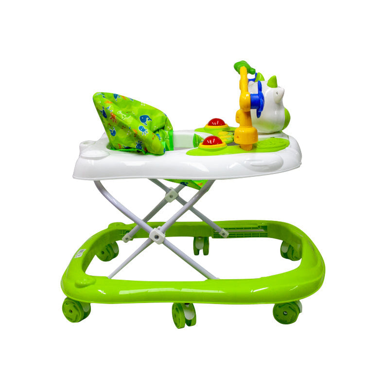 CAMINADOR CON DISEÑO DE VAQUITA Y JUGUETES INTERACTIVOS Y-W5002 MUNBE VERDE