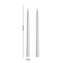 Vela Larga LED x2 Decorativa Efecto Real 830-33