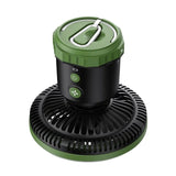 Mini Ventilador Para Camping Recargable Con Luz Led B19