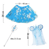 Disfraz Princesa Helada Accesorios Halloween Niñas Fiesta de Disfraces OF-701