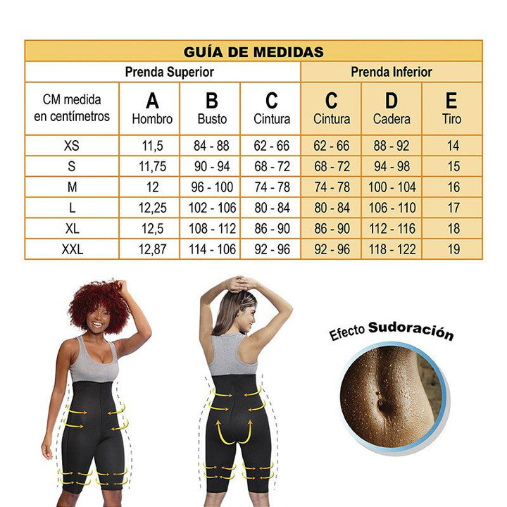 Pantalón Cinturilla Neopreno Térmico Reductor Medidas RF 2207CP