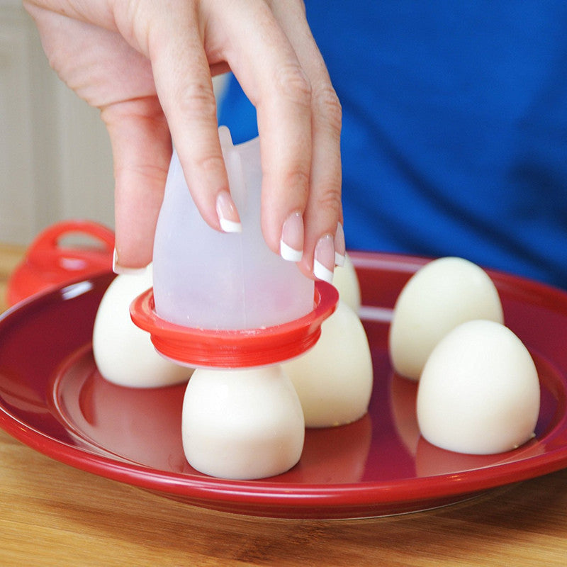 Moldes Para Cocinar Silicone Huevos Egg Boil X 6 Piezas
