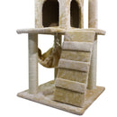 Rascador Para Gatos 4 niveles Con Torre Y Túnel