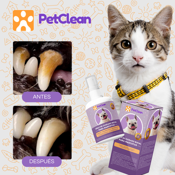 PetClean™ - Aerosol Bucal 100 % Natural para mascotas
