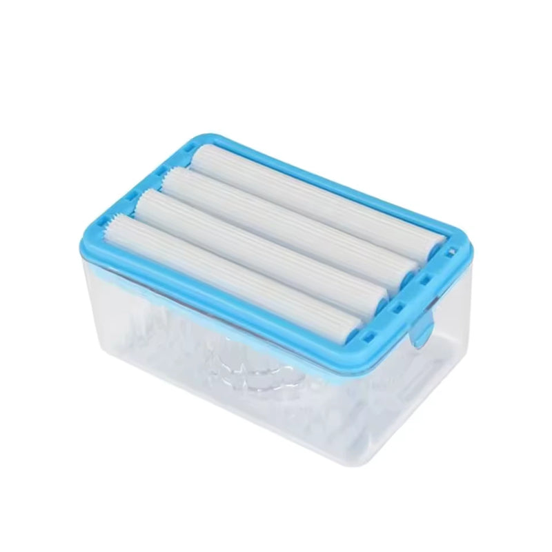 Jabonera Multifuncional Con Rodillos Dispensador Jabon