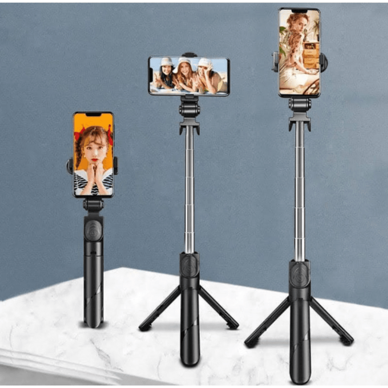 PALO SELFIE 6 EN 1 TRÍPODE CON LUZ LED - SELFIE STICK
