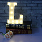 Letra Luz Led Lampara Decorativa Luces Plástico Hogar Fiestas LL07G-DCM