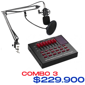 Micrófono Condensador Profesional Brazo Tijera BM800