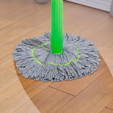 2 en 1 Mopa Giratoria - Secado Rápido y Sin Manos, Cubo de Doble Uso con Diseño Ahorrador de Espacio para Baño, Cocina, Sala o Dormitorio - Ideal para Suelos de Madera, Azulejos y Alfombras