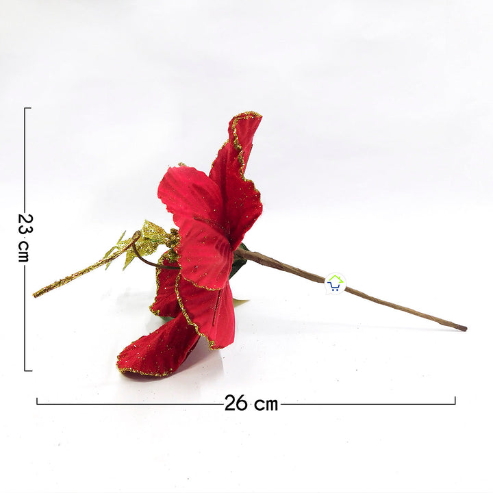 Flores Artificiales Para Árbol X12 Decoración Navidad 049