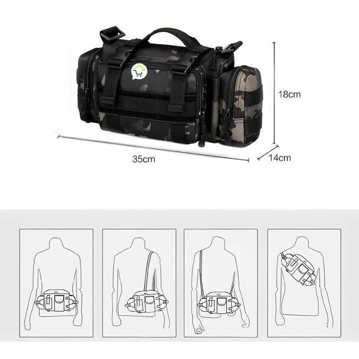 Riñonera Táctica Militar Bolso Canguro AE-452-CP